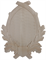 Podložka pod trofej č.408 prsa muflon - 408 přírodní bez povrchové úpravy