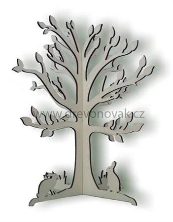Šperkovnice strom zajíci č.834