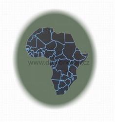 Krytí zbraní plechové Afrika velikost 8 cm